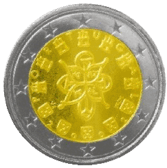 Монета 2 евро, Португалия (аверс)