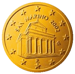 Монета 10 евроцентов, Сан-Марино (аверс)
