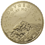 Монета 50 евроцентов, Словения (аверс)