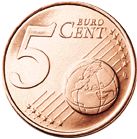 монета 5 евроцентов (реверс)